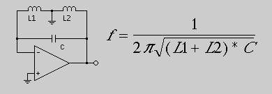 Hartley Oscillator Schematic and Equations