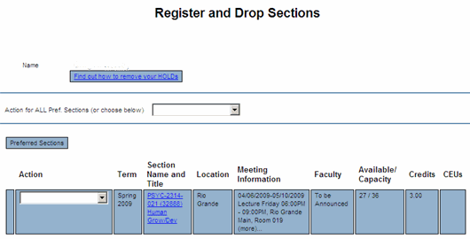 Register and Drop