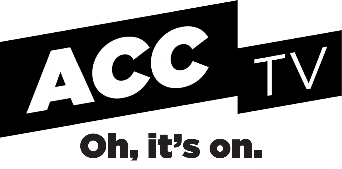 ACC-TV Logo with slogan, Oh, it's on.