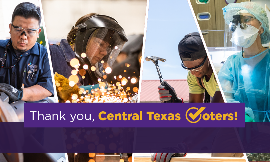 Thank you Central Texas Voters