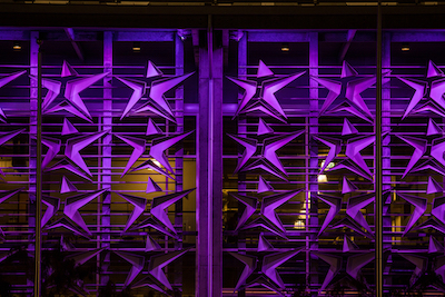 ACC Highland Campus Lights Purple