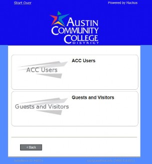 Click “Guests and Visitors” to continue.