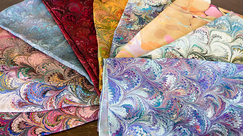 Fabric samples from the Fashion Incubator.