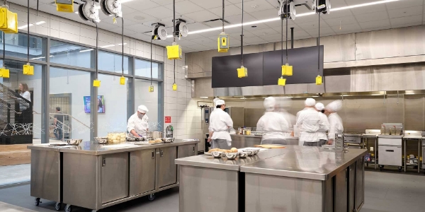 HLC Culinary department interior.