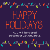 ACC Winter Break Closure