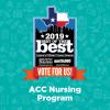 2019 best of the best vote for us! ACC Nursing Program