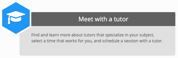 Select Meet with a Tutor