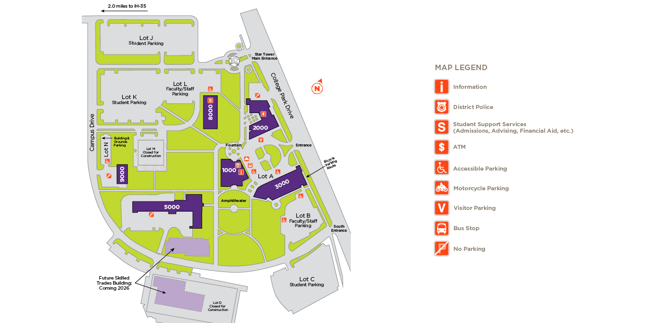 Round Rock Campus | Austin Community College District ACC Round Rock Campus Map.