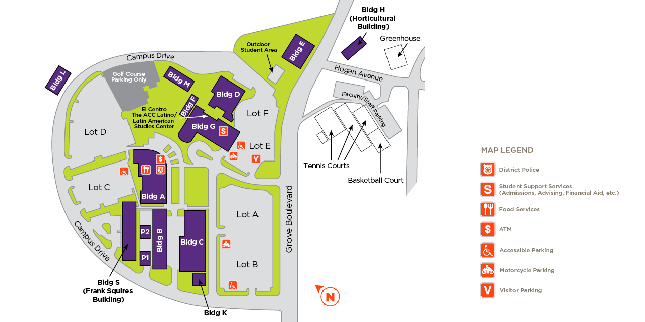 Riverside Campus | Austin Community College District ACC Riverside campus map.